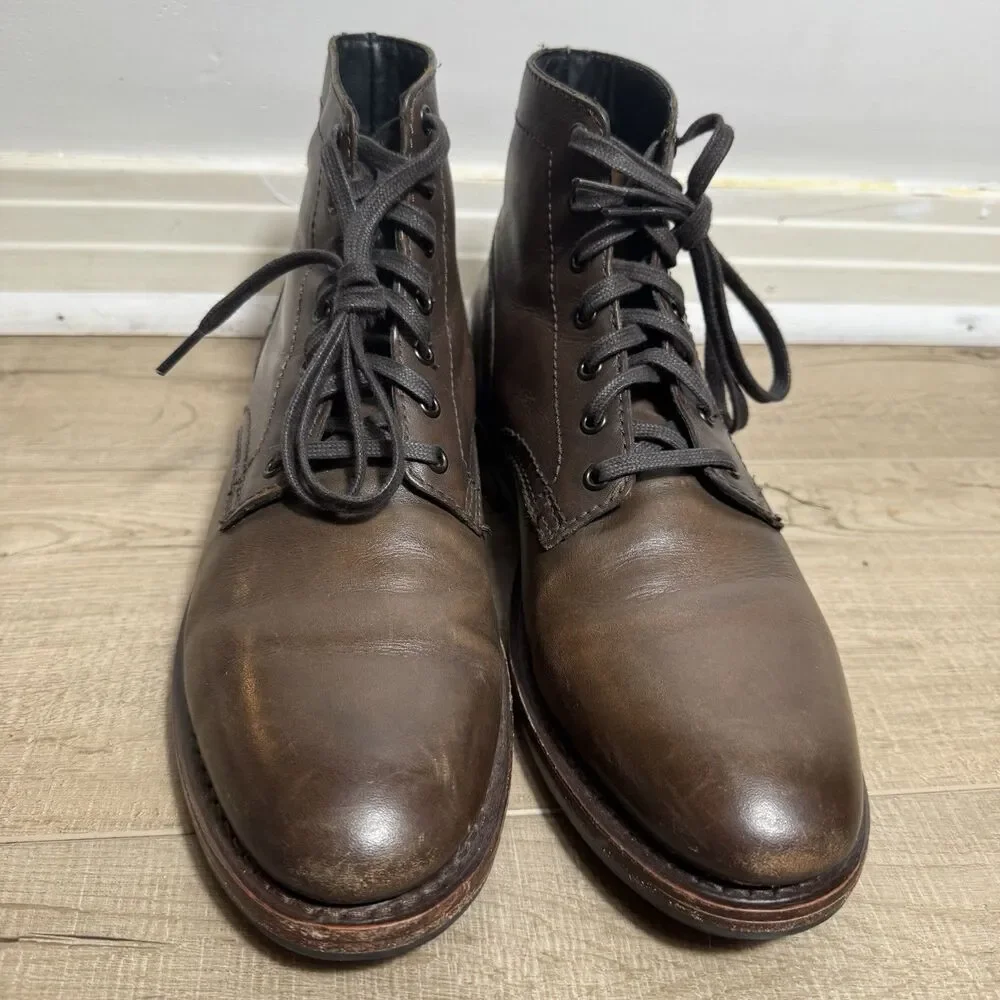 Thursday Boot Company Mens 8 Everyday President Anejo Leather Brown Lace Up Boot